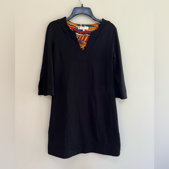 Jude Connally Black Megan Dress in Lightweight Jude Cloth, size XS - Picture 4 of 10